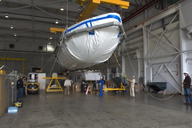 NASA image: Delta II ICESat-2 Fairing Offload