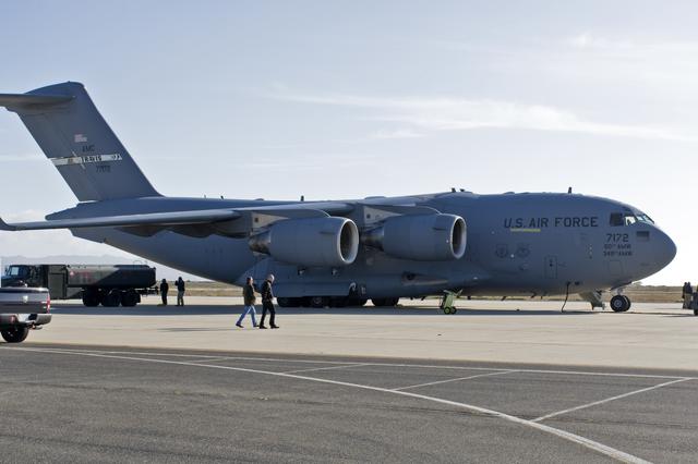 NASA image: InSight Spacecraft Arrival
