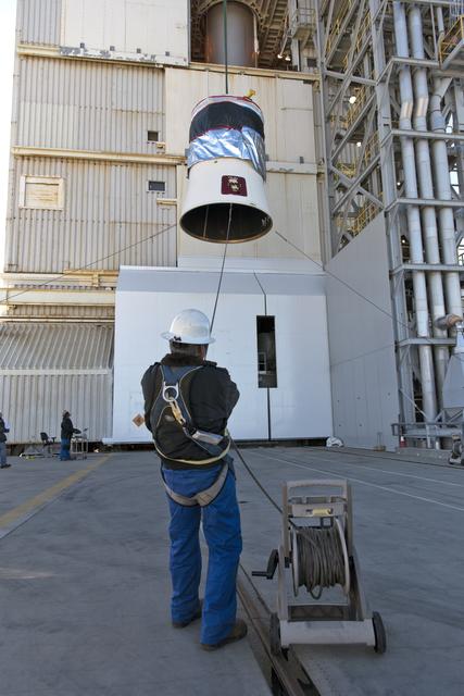 NASA image: InSight Atlas V ISA-ASA Lift and Mate