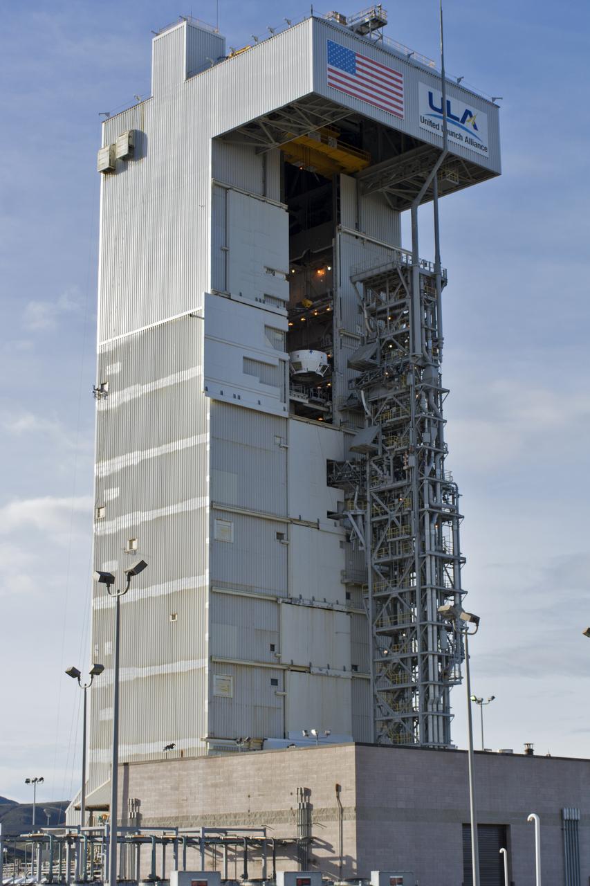 At Space Launch Complex 3 at Vandenberg Air Force Base in California, a boattail fairing is lifted by a crane for mating atop a United Launch Alliance (ULA) Centaur upper stage. The boattail is an adaptor providing an interface between the Centaur and the payload fairing encapsulating NASA's Interior Exploration using Seismic Investigations, Geodesy and Heat Transport, or InSight, spacecraft. A ULA Atlas V rocket is scheduled to liftoff on May 5, 2018, launching InSight the first mission to explore the deep interior of Mars. It will investigate processes that shaped the rocky planets of the inner solar system including Earth.
