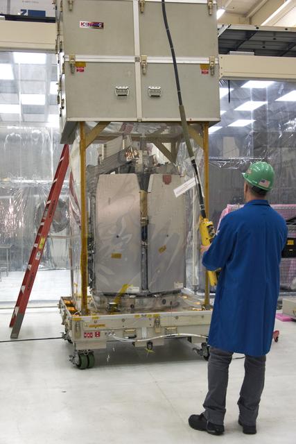 NASA image: Pegasus ICON Spacecraft Arrival Activites