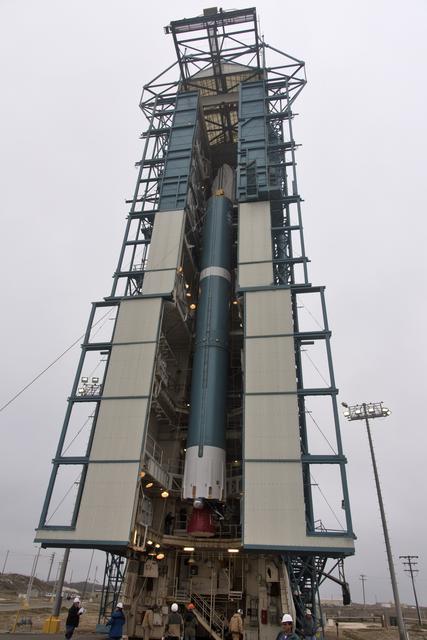 NASA image: Delta II ICESat-2 First Stage Booster Transport and LVOS