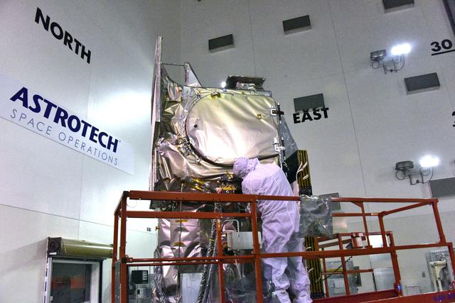NASA image: Delta II ICESat-2 Atlas Instrument Flight Door Opening