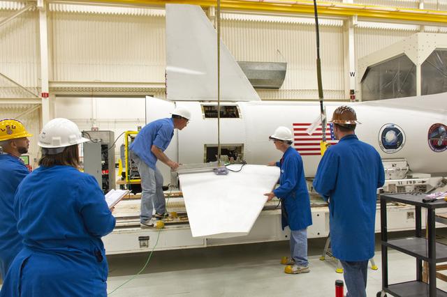 NASA image: Pegasus ICON Fin Arrival and Installation