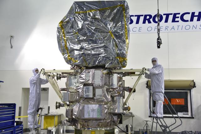 NASA image: Delta II ICESat-2 Spacecraft Mate to PLA