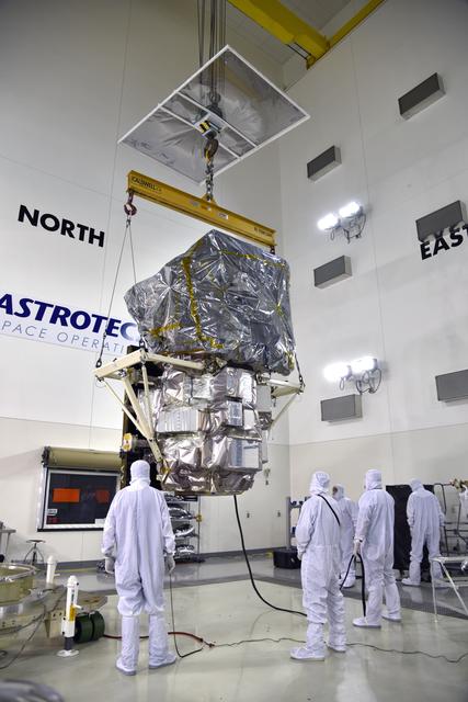 NASA image: Delta II ICESat-2 Spacecraft Mate to PLA