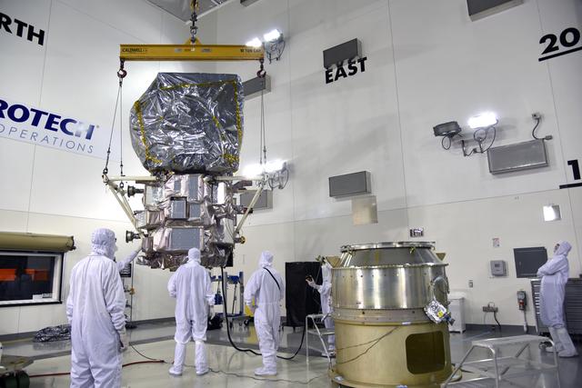 NASA image: Delta II ICESat-2 Spacecraft Mate to PLA