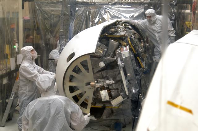 NASA image: Pegasus ICON Fairing Installation