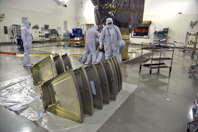 NASA image: Delta II ICESat-2 Direct Mate Adapter (DMA) Installation