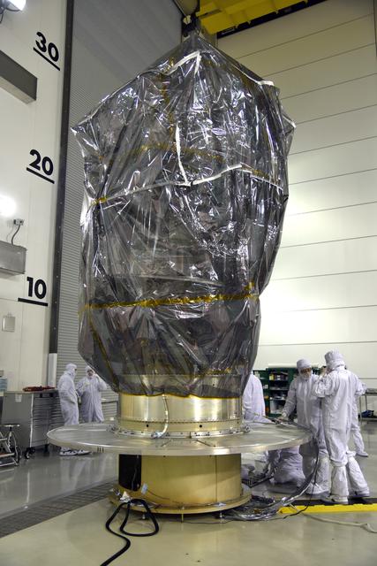 NASA image: Delta II ICESat-2 Direct Mate Adapter (DMA) Installation