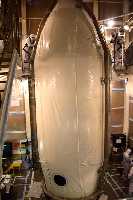NASA image: Delta II ICESat-2 Encapsulation