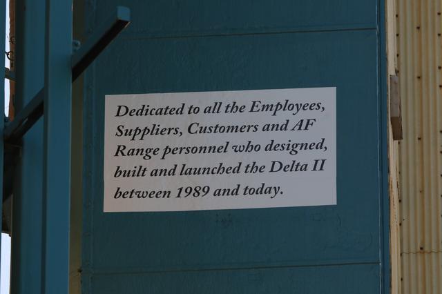 NASA image: Delta II ICESat-2 Rollback