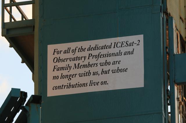 NASA image: Delta II ICESat-2 Rollback