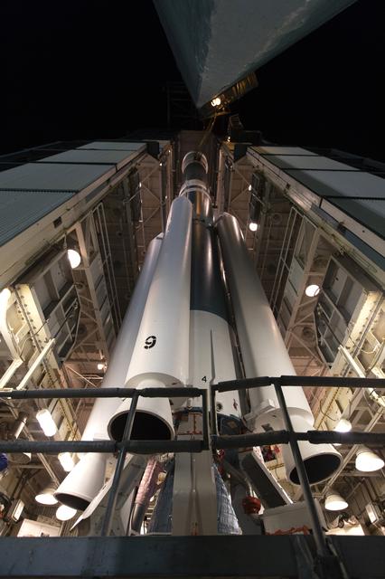 NASA image: Delta II ICESat-2 Rollback