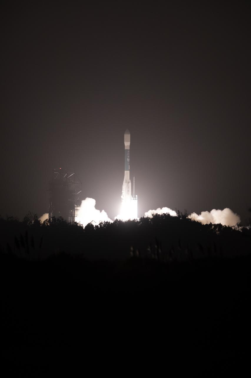 The final United Launch Alliance Delta II rocket lifts off from Space Launch Complex 2 at Vandenberg Air Force Base in California, on Sept. 15, 2018, carrying NASA's Ice, Cloud and land Elevation Satellite-2 (ICESat-2). Liftoff was at 9:02 a.m. EDT (6:02 a.m. PDT). The satellite will measure the height of our changing Earth, one laser pulse at a time, 10,000 laser pulses per second. ICESat-2 will provide scientists with height measurements that create a global portrait of Earth's third dimension, gathering date that can precisely track changes of terrain, including glaciers, sea ice and forests. 