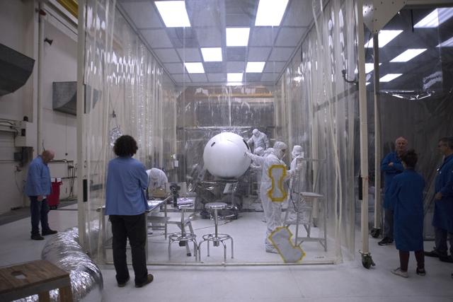 NASA image: Pegasus ICON Fairing Installation