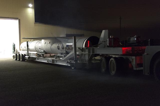 NASA image: Pegasus ICON Rollout to Hotpad