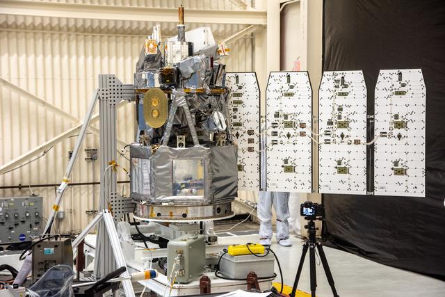 NASA image: Pegasus ICON Solar Array Deployment Test