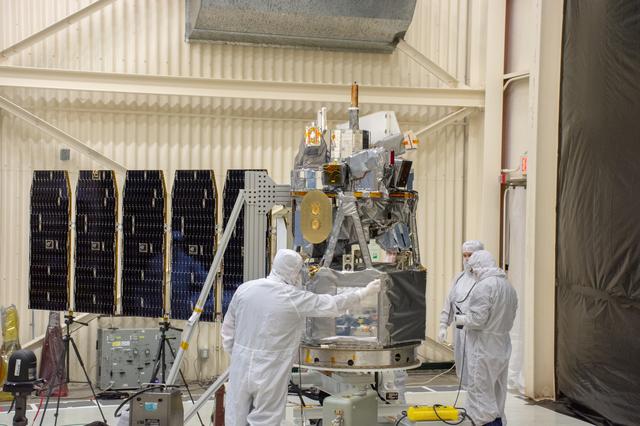 NASA image: Pegasus ICON Solar Array Deployment Test