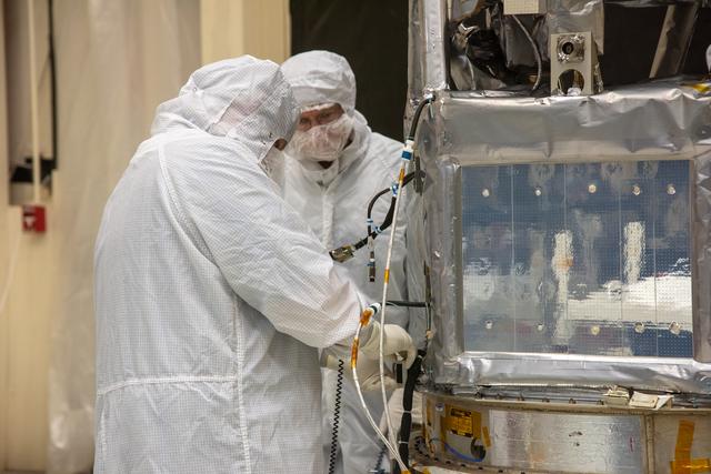 NASA image: Pegasus ICON Solar Panel Installation
