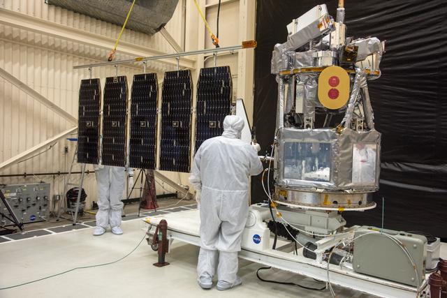 NASA image: Pegasus ICON Solar Panel Installation