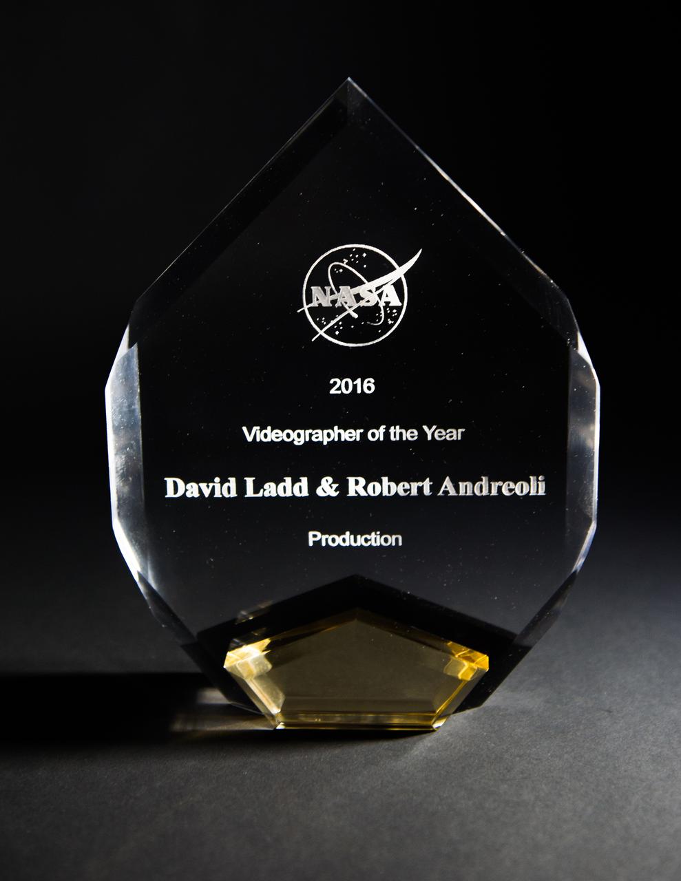 2016 NASA Videographer of the Year Award