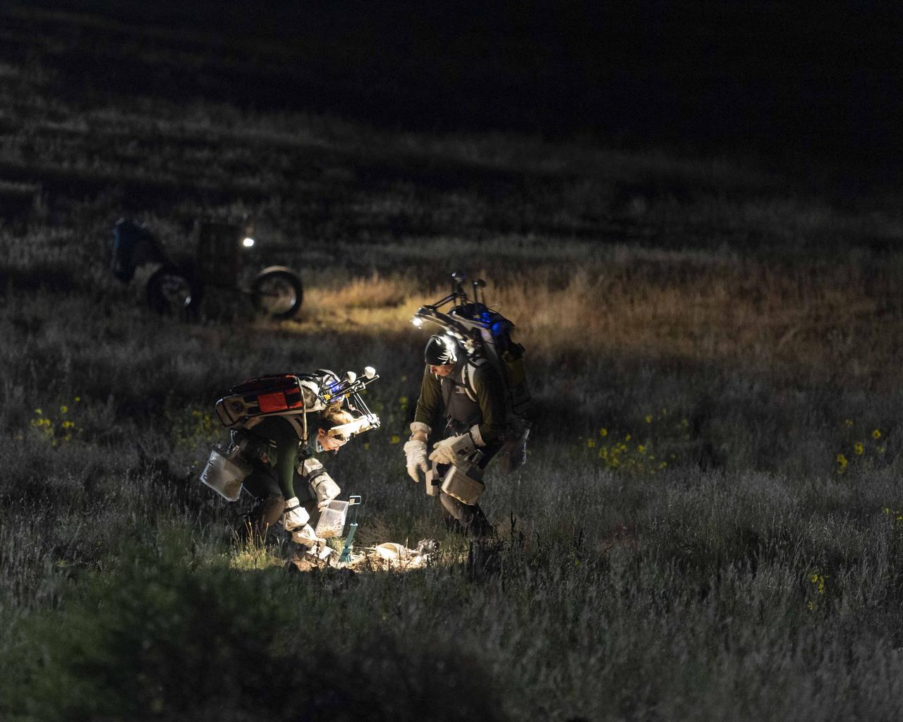 PHOTO DATE:  10-09-22 LOCATION:  Flagstaff, Arizona SUBJECT:  Photographic coverage of JETTS3 engineering night run 4.  Joint EVA Test Team (JETT) Field Testing - JETT 3 fully integrated mission scale test to ensure successful surface operations and technology development for Artemis III. PHOTOGRAPHER: BILL STAFFORD
