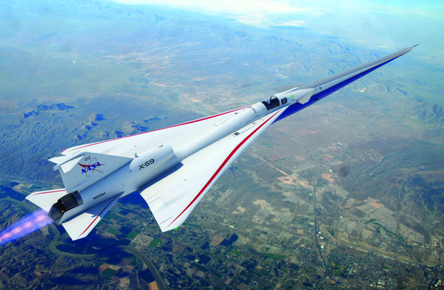 NASA image: X59_Flying_001-Aug