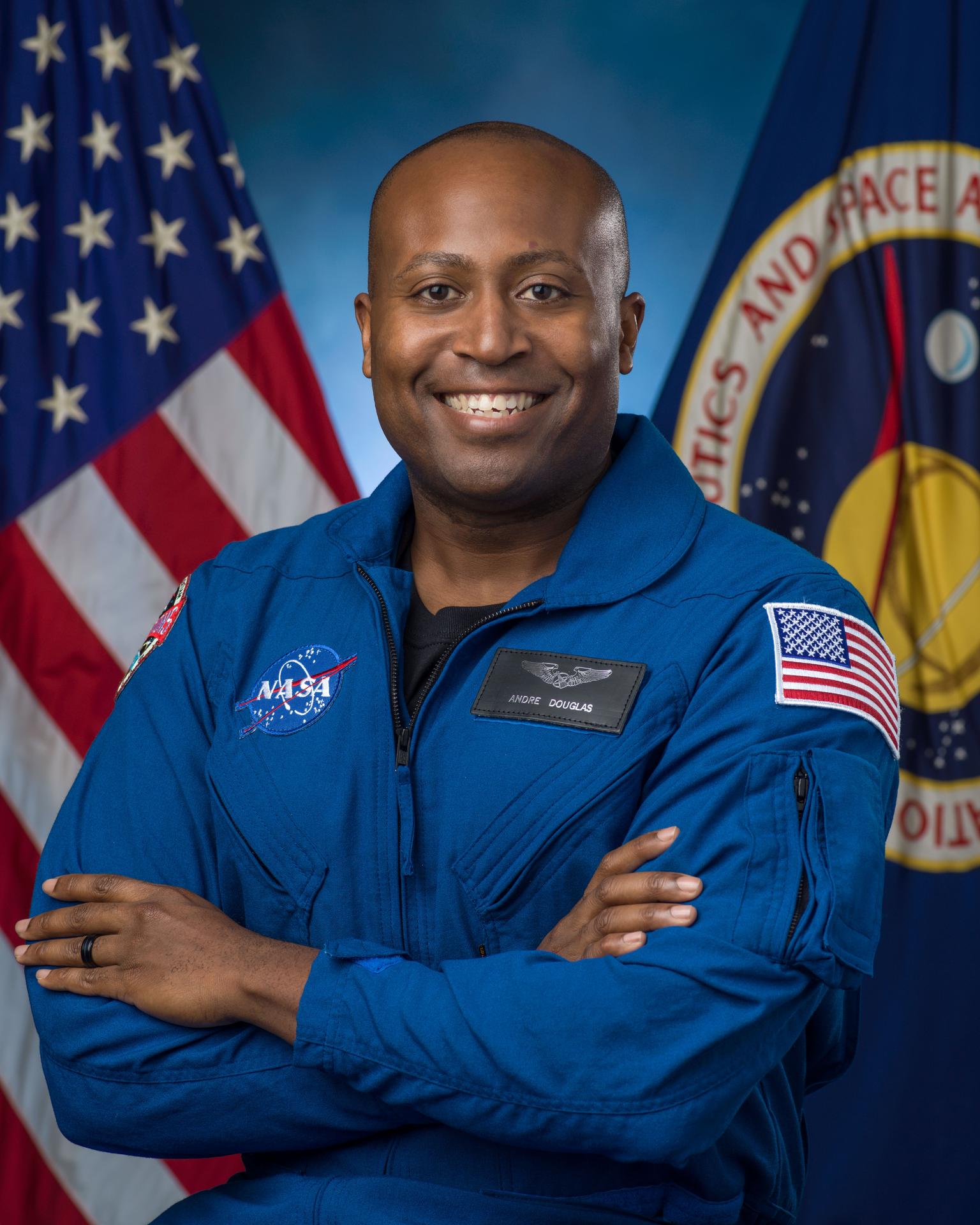 Astronaut Candidate Individual Portrait, Andre Douglas