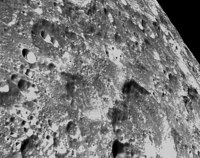 NASA image: Flight Day 6: Orion's Optical Navigation Camera Captures Lunar Surface