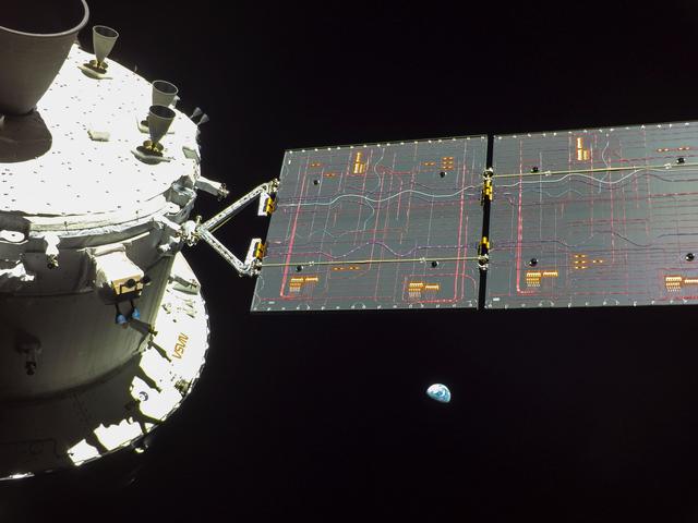 NASA image: Flight Day 14: Orion and Our Home