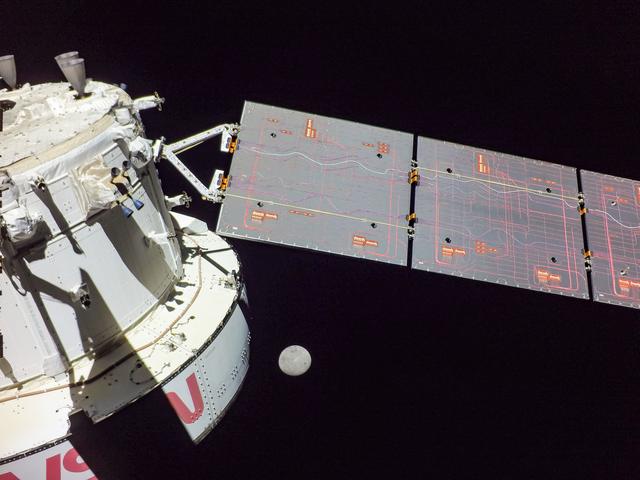 NASA image: Flight Day 15: Orion and the Moon