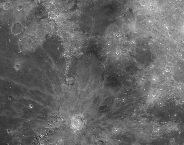 The lunar surface
