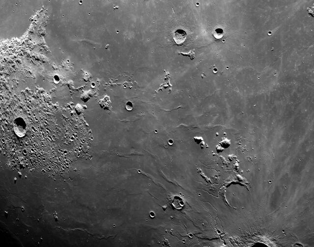 The lunar surface