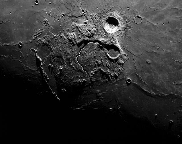 The lunar surface