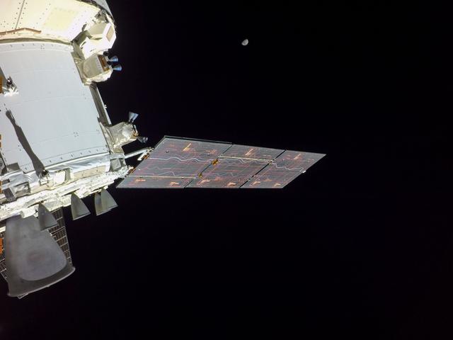 NASA image: Orion Looks Back at Moon