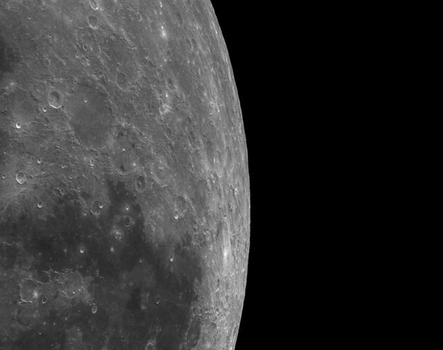 NASA image: Flight Day 20: Lunar Close-up