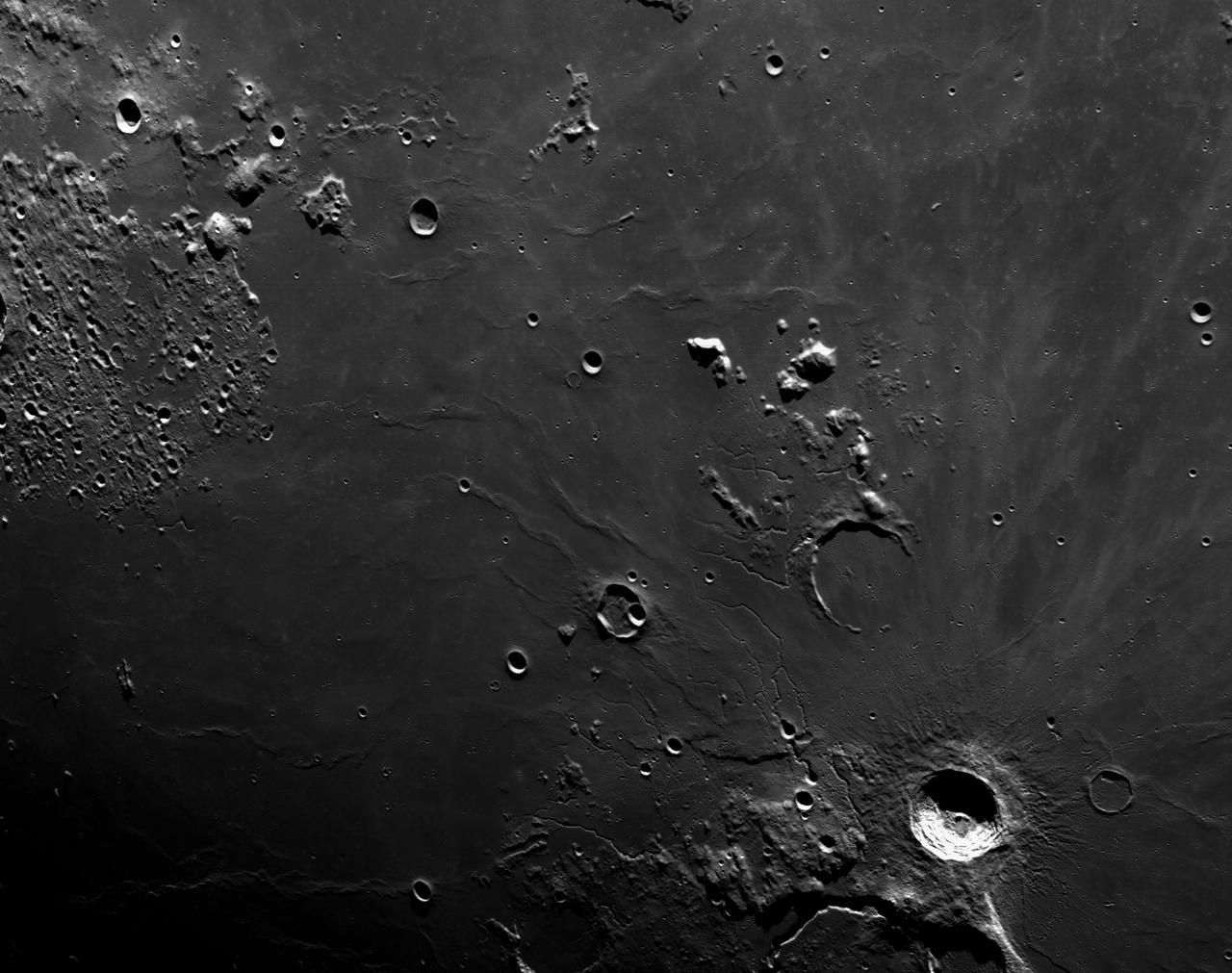 art001e002647 (Dec. 5, 2022): The optical navigation camera mounted on the Orion spacecraft captured these views of the Moon’s surface. On flight day 20 of the Artemis I mission, the spacecraft made its second and final close approach to the Moon before its returned powered flyby burn. Orion uses the optical navigation camera to capture imagery of the Earth and the Moon at different phases and distances, providing an enhanced body of data to certify its effectiveness under different lighting conditions as a way to help orient the spacecraft on future missions with crew.