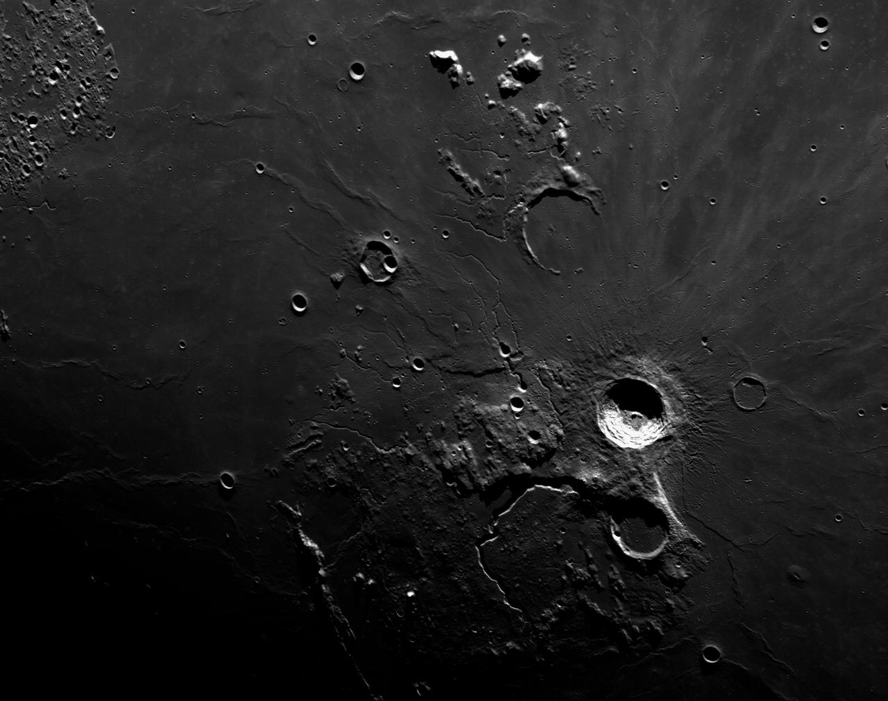 art001e002652 (Dec. 5, 2022): The optical navigation camera mounted on the Orion spacecraft captured these views of the Moon’s surface. On flight day 20 of the Artemis I mission, the spacecraft made its second and final close approach to the Moon before its returned powered flyby burn. Orion uses the optical navigation camera to capture imagery of the Earth and the Moon at different phases and distances, providing an enhanced body of data to certify its effectiveness under different lighting conditions as a way to help orient the spacecraft on future missions with crew.
