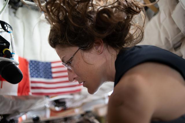 NASA astronaut and Artemis II mission specialist Christina...
