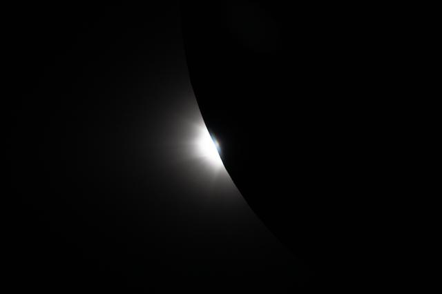 Captured from the Orion spacecraft near the end of the...