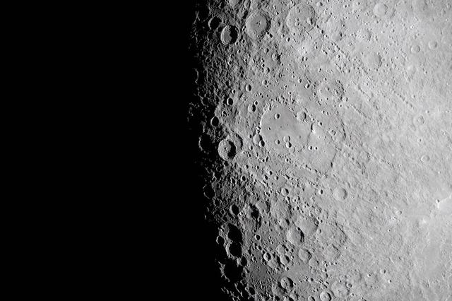 Craters Emerging from Shadow -- art002e010032