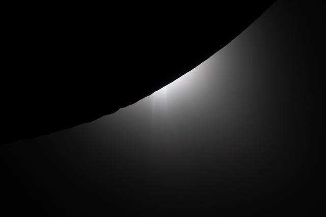 In this view captured by the Artemis II crew on the Orion...