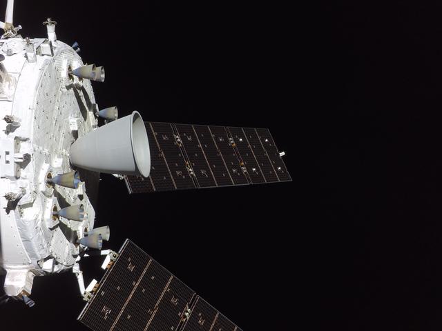 The engines on the Orion spacecraft’s service module are...