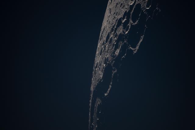 A close-up view of the Birkhoff crater on the Moon’s far...