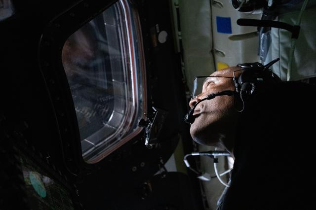 NASA astronaut and Artemis II Pilot Victor Glover pictured...