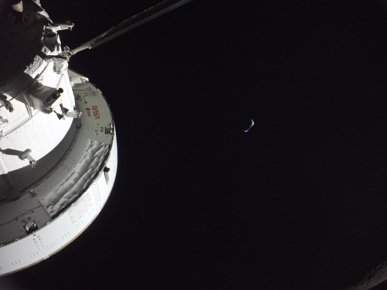 Earthrise Captured by Orion