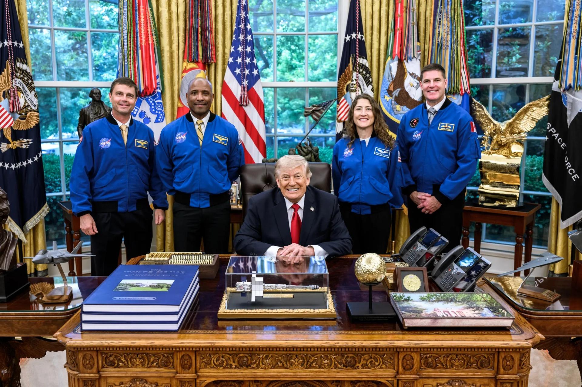 Artemis II Crew at the White House on August 19th.