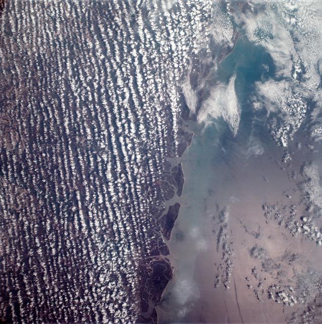 NASA image: East coast of the United States seen from the Apollo 6 unmanned spacecraft