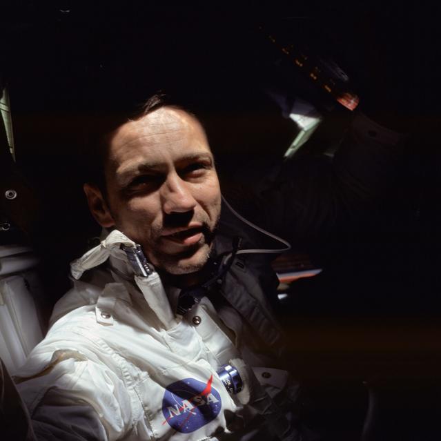 NASA image: Apollo 7 Mission,Command Module Pilot Donn F. Eisele
